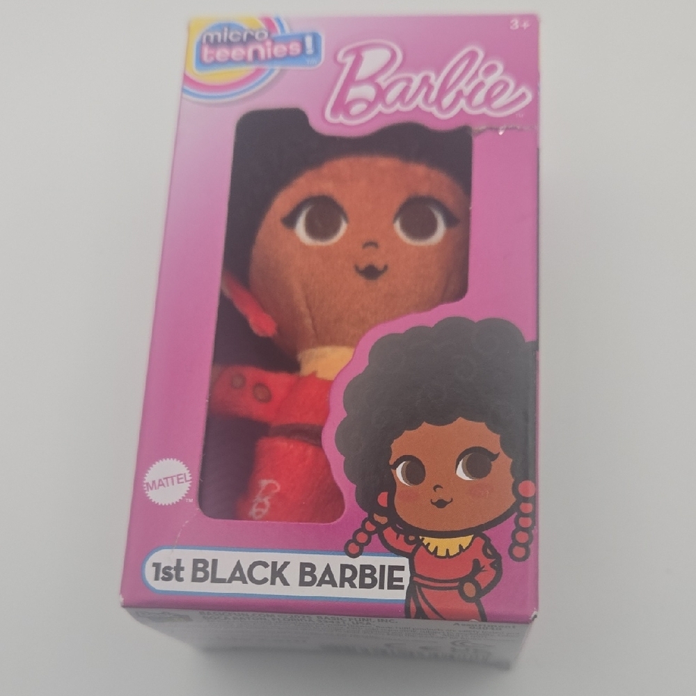 Barbie Micro Teenies! 1st Black Barbie Mini Plush – New in Box